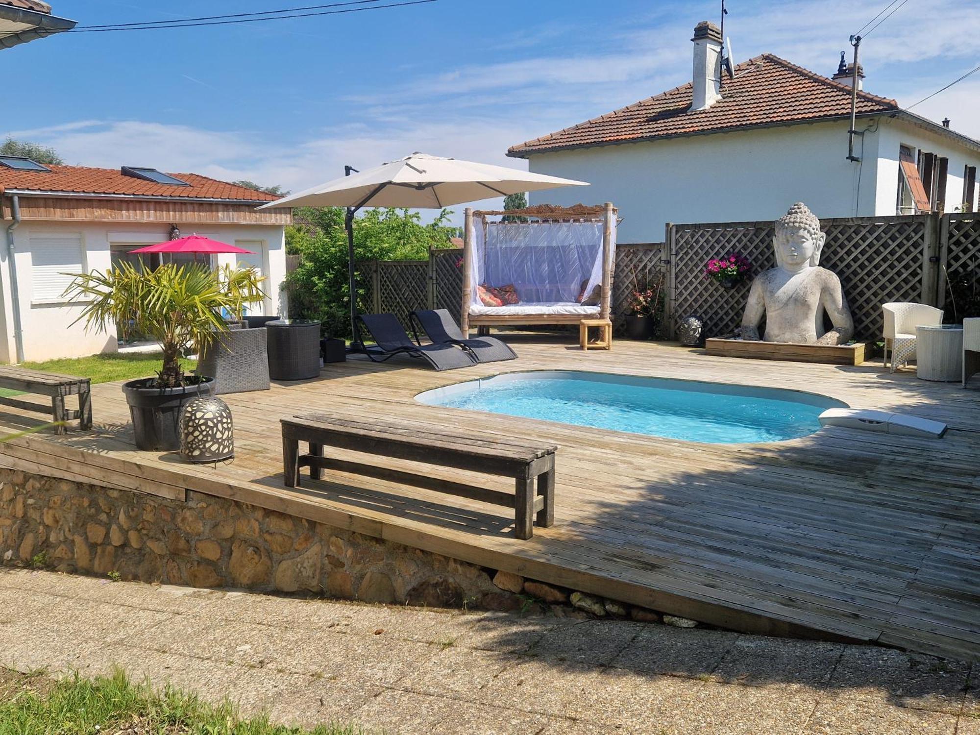 La Serenite Balinaise, Chambre Et Sdb Privee, Jardin , Piscine Et Jacuzzi En Saison, Pres De Chantilly, Parc Asterix Et Cdg Et Paris En 20' Orry-La-Ville ภายนอก รูปภาพ